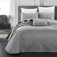 Luxury FRBP1 Покривало на ліжко 230*250, 2шт наволочки 46*66 Grey