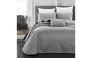 Luxury FRBP1 Покривало на ліжко 230*250,  2шт наволочки 46*66 Grey