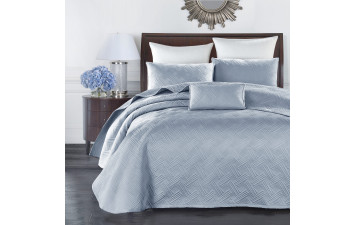 Luxury FRBP1 Покривало на ліжко 230*250,  2шт наволочки 46*66 Silver