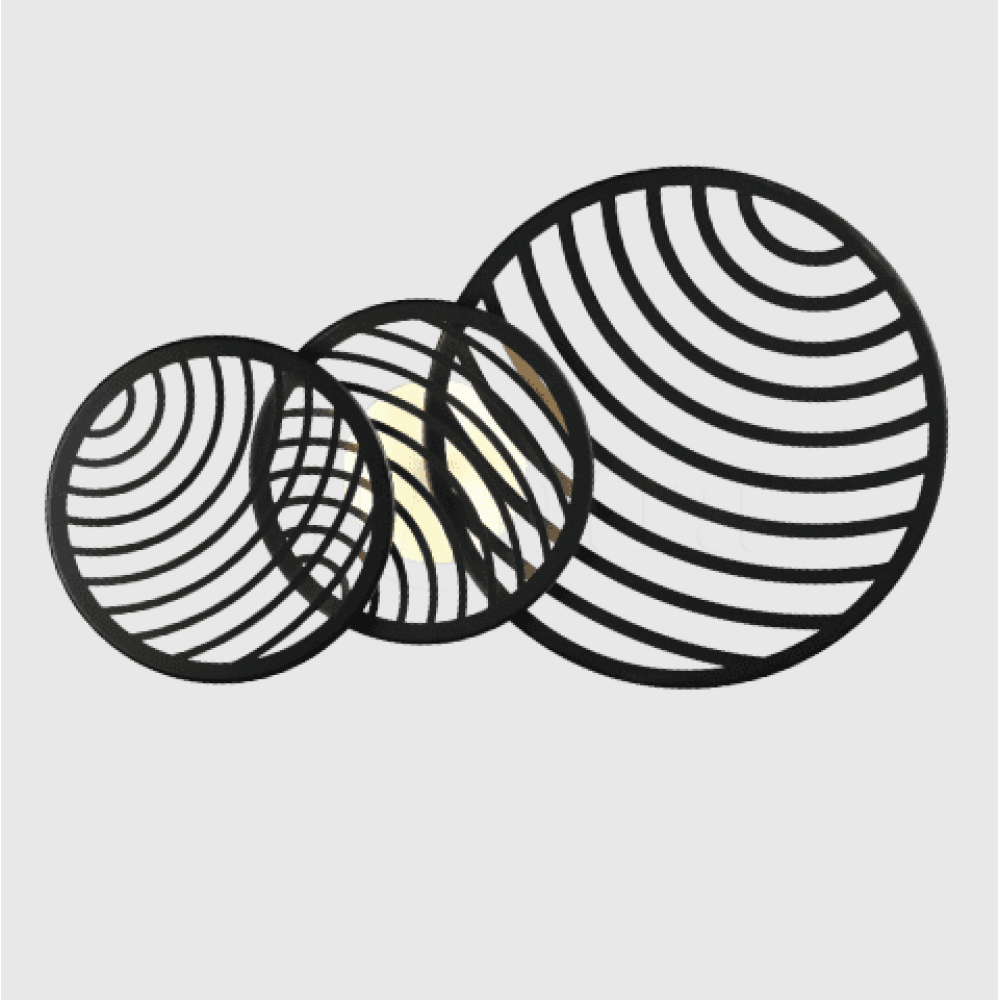 COLLAGE лампа на стелю 3 M 7233 (Oro-Gold) Mantra