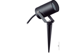 QUEBEC SPIKE зовнішній чорний IP65 GU10