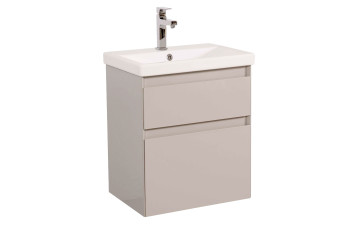 Тумба Элит консольная 60 см с умывальником Элит (Мокко)