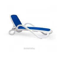 Шезлонг Alfa Bianco/Blu NARDI