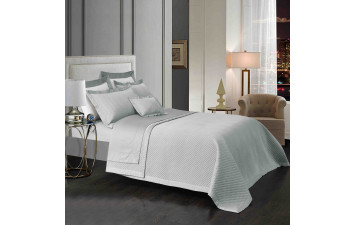 Hotel Melody 1 Покривало на ліжко 260*260,  2шт наволочки 50*75 Silver