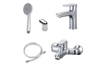 Комплект змішувачів AQVARODOS Optima (90973, 90971) 5 в 1*