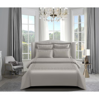 Набір постільної білизни FRCOT06-220*240 Link Embroidered Gray 