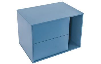 LINEA Тумба приліжкова "002-MARITIME-BLUE-MATT" ліва