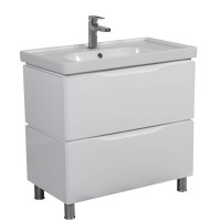 Меблі Венеція підлогова 80 см Біла з умивальником Arya