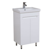 Тумба Омега підлогова з умивальником 50 см Frame