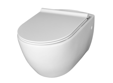 Унітаз підвісний безободковий City, кришка Bella Soft-Close