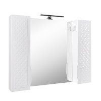 Дзеркало Родорс 100 см з пеналами і підсвіткою