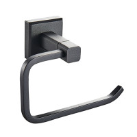 Тримач для туалетного паперу Леонардо 9916 чорний матовий