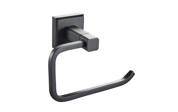 Тримач для туалетного паперу Леонардо 9916 чорний матовий