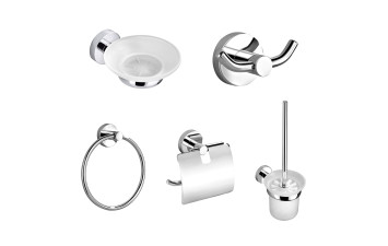 Набір аксесуарів для ванної кімнати Глорія, 5 шт
