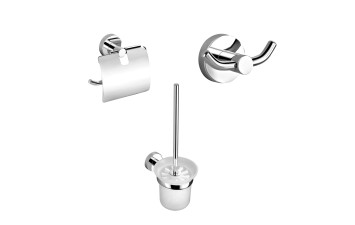 Набір аксесуарів для ванної кімнати Глорія, 3 шт