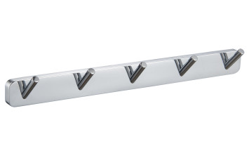 Планка з гачками Капрі, хром 6655×5