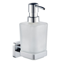 Дозатор для рідкого мила Капрі, скло, хром 6633