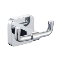 Гачок подвійний Капрі, хром 6625