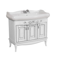 Тумба Мікела 100 см З Умивальником Біла