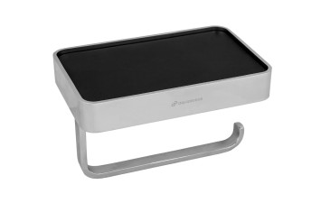 Тримач для туалетного паперу LEONARDO, з підставкою для мобільного телефону