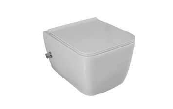 Унітаз консольний Hera з функцією біде та вентилем, кришка ibiza Soft-Close і змішувач