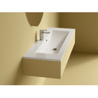 Умивальник YRSA 1200C поверх. біла (1200х450мм) MARMITE